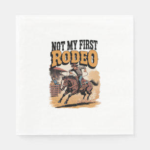 Nicht mein erster Rodeo-Western Serviette