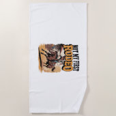 Nicht mein erster Rodeo-Western Strandtuch (Vorderseite)