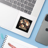 Nicht mein erstes Rodeo Aufkleber (Laptop mit iPhone)