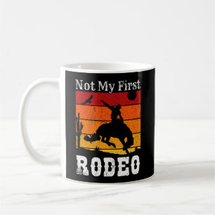 Nicht mein erstes Rodeo Cowboy Cowgirl Pferd Sunse Kaffeetasse