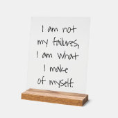 Nicht mein fehlerhafter Akryling Acrylschild (Winkel)