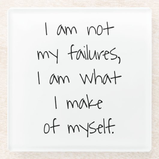 Nicht mein Glass-Untersetzer, wenn ich versagte Glasuntersetzer (Vorderseite)