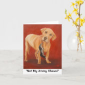 "Nicht mein Jimmy-Kauen!" Anmerkungskarte Karte (Gelbe Blume)