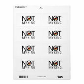 Nicht mein König (Vorne)