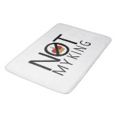 Nicht mein König Badematte (Schrägansicht)