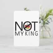 Nicht mein König Begleitkarte (Stehend Vorderseite)