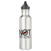Nicht mein König Edelstahlflasche (Links)