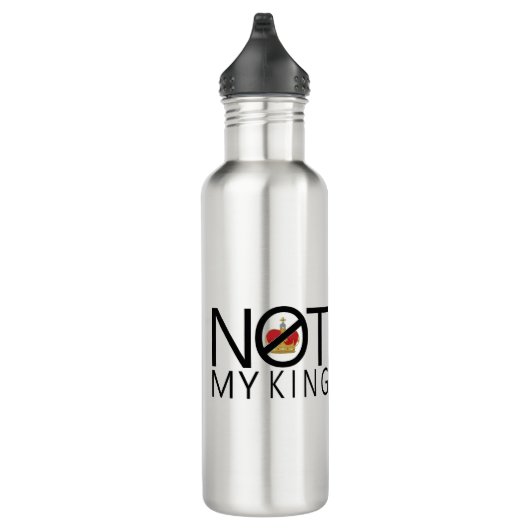 Nicht mein König Edelstahlflasche (Rechts)