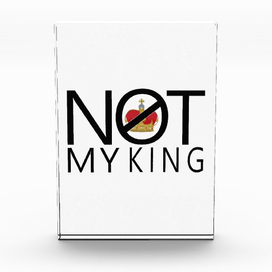 Nicht mein König Fotoblock (Vorderseite)