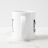 Nicht mein König Jumbo-Tasse (Rückseite)