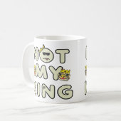 Nicht mein König Kaffeetasse (Vorderseite Links)