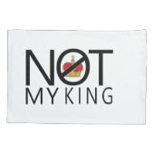 Nicht mein König Kissenbezug (Rückseite)