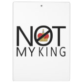 Nicht mein König Klemmbrett (Rückseite)