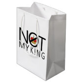Nicht mein König Mittlere Geschenktüte (Rückseite Schrägansicht)