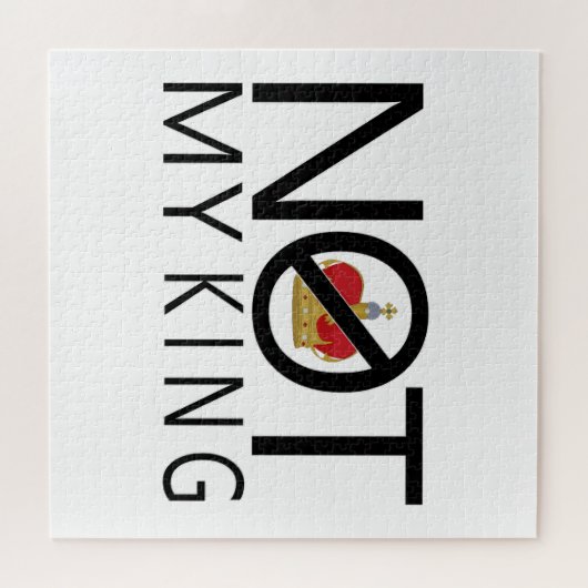 Nicht mein König Puzzle (Horizontal)