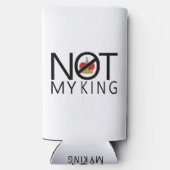 Nicht mein König Selters Dosenkühler (Rückseite)