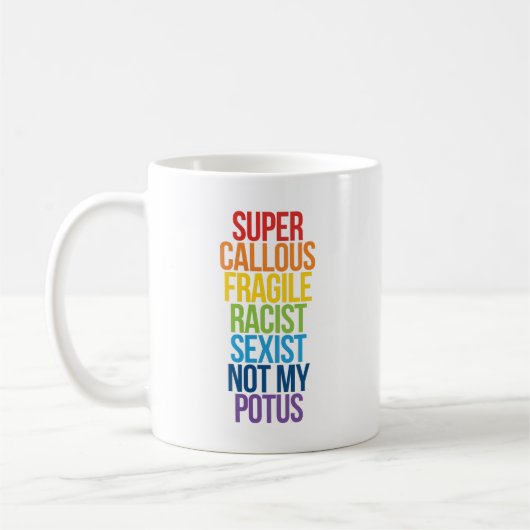Nicht mein Potus Kaffeetasse (Links)