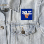 Nicht mein Präsident - Antitrumpf-Button-Knopf Button (Beispiel)