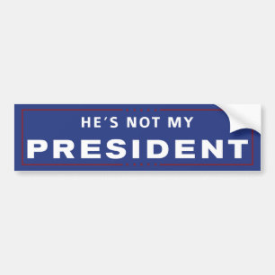 Nicht mein Präsident Autoaufkleber