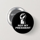 Nicht mein Präsident Button (Vorne & Hinten)