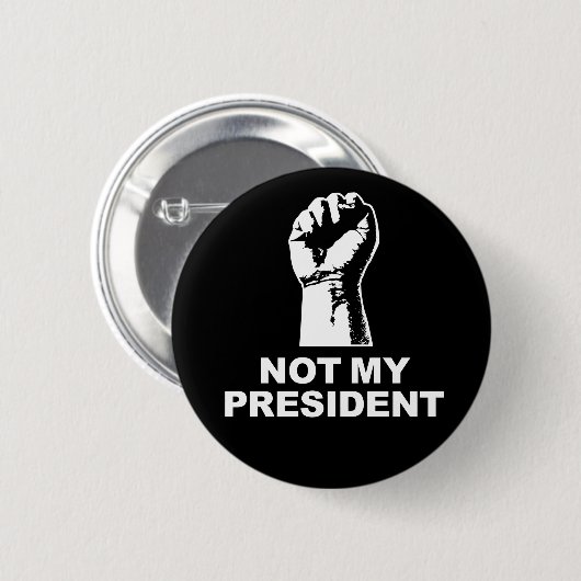 Nicht mein Präsident Button (Vorne & Hinten)