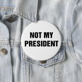 Nicht mein Präsident Button (Beispiel)