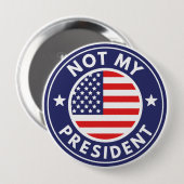 Nicht mein Präsident Button (Vorne & Hinten)