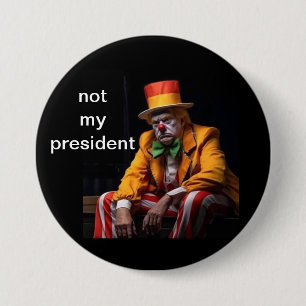 nicht mein Präsident Button