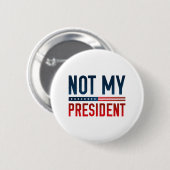 Nicht mein Präsident Button (Vorne & Hinten)
