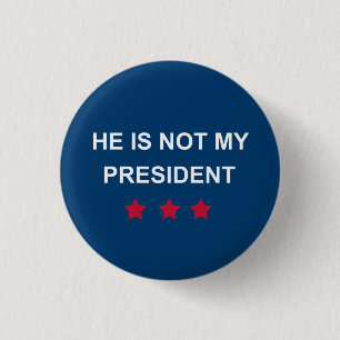 Nicht mein Präsident Button