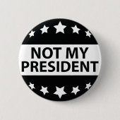 Nicht mein Präsident Button (Vorderseite)