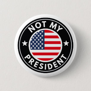 Nicht mein Präsident Button