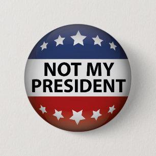 Nicht mein Präsident Button