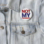 Nicht mein Präsident Button (Beispiel)