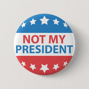 Nicht mein Präsident Button