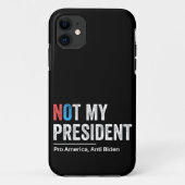 Nicht mein Präsident Case-Mate iPhone Hülle (Rückseite)
