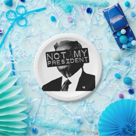 Nicht mein Präsident gegen Trump Invasion Liberale Pappteller (Party)