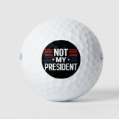 Nicht mein Präsident Golfball (Vorderseite)