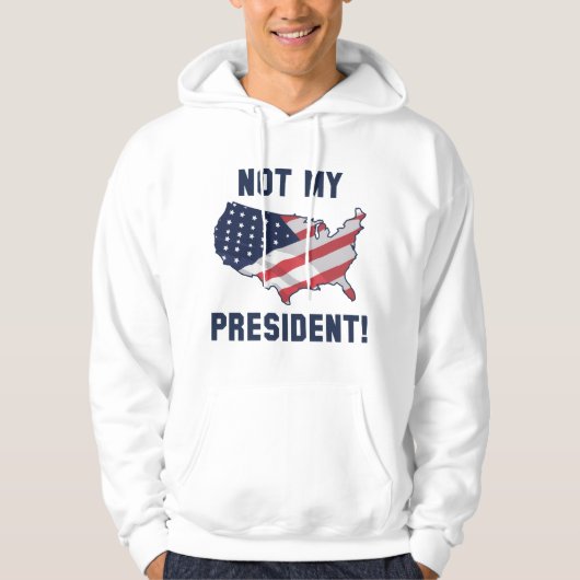 Nicht mein Präsident Hoodie (Vorderseite)
