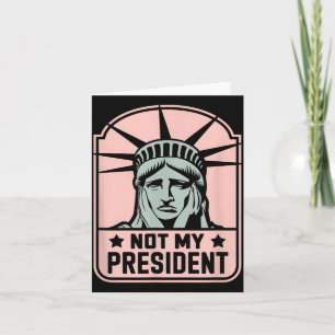 Nicht mein Präsident impeach Trump widersteht Anti Karte