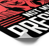 Nicht mein Präsident impeach Trump widersteht Anti Poster (Ecke)