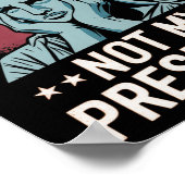 Nicht mein Präsident impeach Trump widersteht Anti Poster (Ecke)