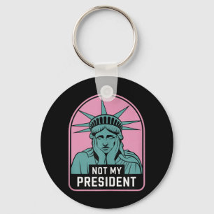 Nicht mein Präsident impeach Trump widersteht Anti Schlüsselanhänger