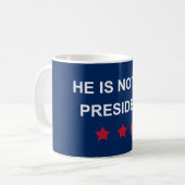 Nicht mein Präsident Kaffeetasse (Vorderseite Links)