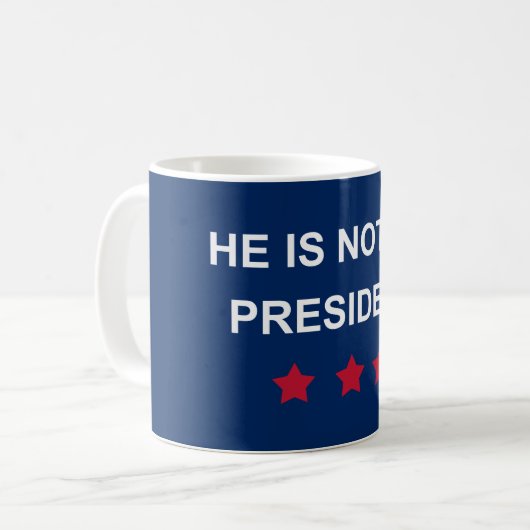 Nicht mein Präsident Kaffeetasse (Vorderseite Links)