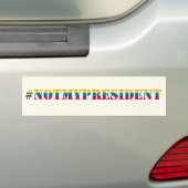 Nicht mein Präsident LBGTQ-Autoaufkleber für die F Autoaufkleber (Auf Auto)