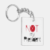 Nicht mein Präsident, Liebe-Trümpfe hassen Schlüsselanhänger (Vorderseite links)