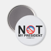 Nicht mein Präsident Magnet (Vorderseite/Rückseite)