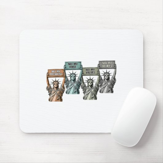 Nicht mein Präsident, nicht meine Stimme, nicht me Mousepad (Mit Mouse)