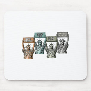 Nicht mein Präsident, nicht meine Stimme, nicht me Mousepad